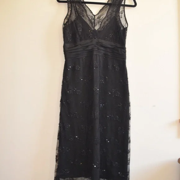 Nicole by Nicole Miller | Dresses | Nicole By Nicole Miller Black Lace  Evening Dress | Poshmark
